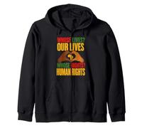 Derechos Humanos Protesta Afroamericana Historia Sudadera con Capucha