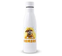 DEREGALOOS Botella Personalizada Infantil 700ml Rubble de Acero Inoxidable Reutilizable con Nombre. Libre de BPA para Escuela Regalo Original