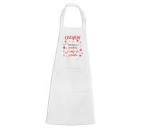 DEREGALOOS Delantal personalizado para madres gracioso. Mandil cocina personalizado día de la Madre. Regalos originales personalizados. Delantal chef adulto. (Porque lo digo yo)