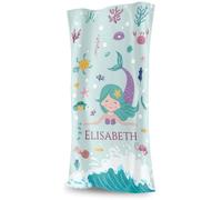 DEREGALOOS Toalla Infantil Personalizada con Nombre. Diseño Animales Dinosaurios Sirenas Unicornios Piratas. Toalla Infantil Playa Piscina Niños Verano. Regalo Original Niños (Sirena, 70X140)