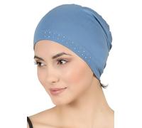 Deresina Headwear Gorro de quimioterapia de bambú para mujer, gorro de cabeza ornamentado para pérdida de cabello, gorro para dormir, gorro para debajo del sombrero, turbante o pañuelo, gorros para