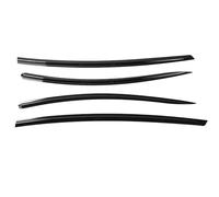 Derivabrisas Delanteros para Ventanillas Deflector de Viento y Lluvia para Tesla Model 3 Y, Viseras para Ventanas, Accesorios de reinstalación Rejilla Protectora contra la Lluvia(M Y Bright Black)