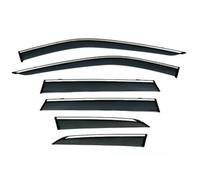 Derivabrisas Delanteros para Ventanillas Visera Protectora para Ventana X-Trail Rogue, Deflector Lateral para Parabrisas de Coche. Rejilla Protectora contra la Lluvia(D)