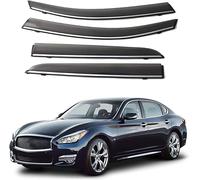 Derivabrisas para Infiniti Q70 M25L 2015-2019, Visera Ventana Deflector Protector Lluvia Y Sol Cubierta Protectora Toldos Viseras Protección