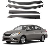 Derivabrisas para Nissan Sunny 2011-2018, Visera Ventana Deflector Protector Lluvia Y Sol Cubierta Protectora Toldos Viseras Protección
