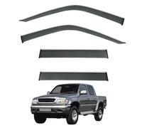 Derivabrisas Viseras Deflector para Toyota Hilux MK6-N140-N170 1998-2003, Deflectores de Viento Ventana Antilluvia con Rayas Brillantes Accesorios