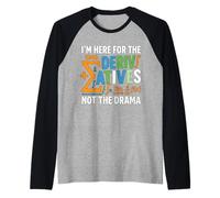 Derivados No Drama Divertido Estudiante de Matemáticas Cálculo Maestro Camiseta Manga Raglan