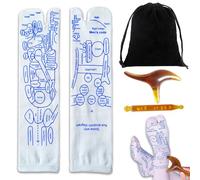 DERJDISF Calcetines Reflexologia - Reflexology Socks, Calcetines Reflexologia, Reflexología Simplificada para El Hogar con Herramientas De Masaje (Hombres Talla 40-45)