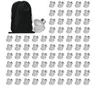 DERJDISF Conjunto de Soportes para Estantes - Soporte Estante, Soporte Balda y Soporte Baldas Armario - Pack de 80 Soportes Estanterías con Bolsa de Almacenamiento