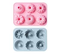 DERJDISF Molde para Donut de Silicona, 2 Piezas Moldes Silicona Reposteria,10 Piezas Bolsas de Pastelería, Solía Hacer para Pasteles, Galletas, Bagels, Muffins