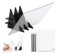 DERJDISF Tablero de Dibujo - Proyector de Dibujo Óptico con Panel de Copia Ligero, Kit de Dibujo con Lápiz - Ideal para Niños, Estudiantes y Artistas