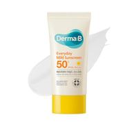 Derma B Everyday Mild Sunscreen SPF50+ P 1,69 oz 50 ml, absorción rápida, ligera, UPF Sunblock, hidratante, no pegajoso, para piel húmeda, loción prote coreana