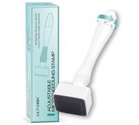 Derma Stamp 0-3mm Ajustable, GEMERRY 140 Agujas para el Crecimiento del Cabello y la Barba en casa, Derma roller para el cuero Cabelludo Facial y Físico en Hombres y Mujeres