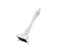 Derma Stamp with Adjustable Microneedles for Face Skin Acne Scar Treatment and Hair Stimulation - Microneedling Derma Roller Device