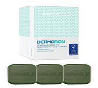 Dermabon Psoriasis Cleanser Dermatitis seborreica y barra de jabn de eczema para adultos - 2% de jabn de alquitrn de carbn Ingrediente activo - E