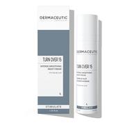 Dermaceutic Turnover 15 - Crema rejuvenecedora nocturna - Tratamiento Facial antienvejecimiento con 15% ácido glicólico - Crema facial exfoliante, regeneradora y antiarrugas - 40 ml