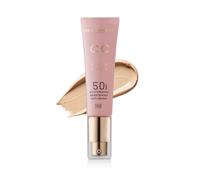 Dermacol CC Cream Sun Shield,Base CC correctora de color, cobertura ligera a media, acabado luminoso, SPF 50, con vitamina E y ácido hialurónico, fórmula ligera e hidratante, 30 ml, Fair