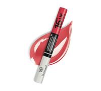 Dermacol - Color de Labios de 16 Horas, Brillo de Labios, Productos de Maquillaje de Labios a Prueba de Besos con Acabado Mate y Brillante, Barra de Rojo Cereza, 7,1 ml