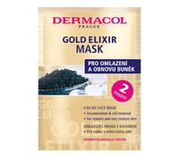 Dermacol, gold elixir, mascarilla facial anti-edad con extracto de cav