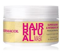 Dermacol hair boost super blonde & intensive care mask 200 ml