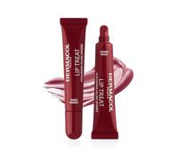 Dermacol Lip Treat Bálsamo labial con esferas rellenadoras de ácido hialurónico - Tratamiento hidratante vegano con textura Melting Touch, brillo y color, 10 ml, no. 10 - Dark Honey
