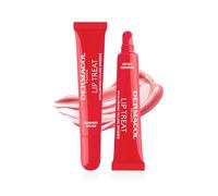 Dermacol Lip Treat Bálsamo labial con esferas rellenadoras de ácido hialurónico - Tratamiento hidratante vegano con textura Melting Touch, brillo y color, 10 ml, no. 7 - Summer Crush