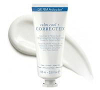 DERMAdoctor Calm Cool + Corrected Crema Hidratante Ultra Rica en Ceramidas C Ácido Ferúlico + E para Piel Sensible, 2.0 fl oz