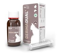 Dermadual Gel - Suplemento para el soporte de la piel y el pelaje para gatos - Cantidad: 50 ml