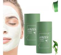 Dermaease Green Tea Mask,Dermaease Green Tea Deep Cleanse Mask Stick for All Skin Types (2 Pcs)