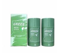 Dermaease Green Tea Mask, Mask Stick for Pore Cleansing,Dermaease Green Tea Deep Cleanse Masks,Green Teas Mask Stick, for Men and Women of All Skin Types (2 pcs)