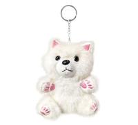 Dermalyx Samoyedo Peluche Colgante, Llavero Suave, Figura De Peluche, Regalo Que Calienta, Encanto De Animal Adorable, Charm Linda Para Bolsos