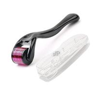Dermaroller 0.5mm, Dermaroller Cabello, 540 Titanium Microneedle Roller, Rodillo Barba para el Rostro, Crecimiento del Pelo de la Barba, Dermaroller Facial Hombre y Mujer