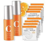 Dermarssance Highprime Collagen Film & Mist Kit, Highprime Collagen Film, DERMANCE Korea Highprime Collagen Soluble Film (8 Collagen Film + 2 Mist)