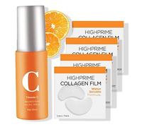 Dermarssance Highprime Collagen Film & Mist Kit, Highprime Collagen Film, DERMANCE Korea Highprime Collagen Soluble Film (4 Collagen Film + 1 Mist)