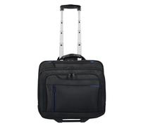 Dermata Trolley de negocios de 2 ruedas Compartimento para portátil de 42 cm negro