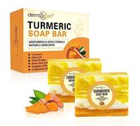 DERMAXGEN Jabón orgánico de cúrcuma | Limpiador facial y corporal puro y natural hecho a mano para el cuidado de la piel | Control de imperfecciones
