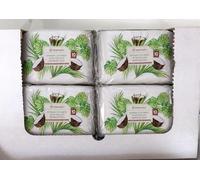 Dermobaño Esponja Jabonosa Desechable. Esponja de Baño de Un Solo Uso con Gel Dermatológico e Hipoalergénico. Aroma a Coco (10, paquete de 12)