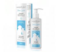 Dermocura Champú para Perros Piel Sensible y Dermatitis con Acción Anti-Picazón - Champú Perros y Gatos Nutre en Profundidad | Elimina Malos Olores y Deja una Fragancia Agradable y Duradera 200 ml