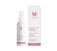 DERMOMAMMA DESODORANTE SPRAY 24H Sin Sales de Aluminio, Sin Alcohol, Fórmula Vegana y Ecológica, Apto para Embarazo y Lactancia 100 ml