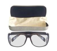 Dermonem Gafas de plomo de 0,75 mmpb con escudos laterales protectores de radiación de rayos X (0,75 mmpb negro)