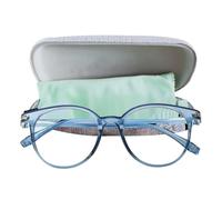Dermonem Gafas protectoras de rayos X de 0,75 mmpb con plomo, para laboratorio, radiación, desgaste ocular (azul-0,75 mmpb)