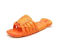 Dermonem Graciosa Animal Zapatillas de Verano para Mujer Langosta Interior Sandalias Zapatos Playa baño Suaves Chanclas de Casa Hombre