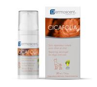 Dermoscent Cicafolia Sérum Gel para Perros y Gatos Sabor Amargo 30 ml | Textura filmógena que forma una película invisible sobre la piel, con extractos vegetales