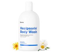 Dermz Healpsorin Body Wash - Gel de ducha suave para piel seca, sensible y propensa a la sequedad - con árnica, manzanilla y Dermosoft - Sin esteroides - 500 ml