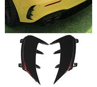 Deror 2 Piezas, alerón de Parachoques Trasero, Guardabarros de Repuesto para Parachoques Trasero de Coche para Mercedes-Benz Clase A W177 AMG Line 2018+