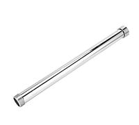 Deror Tubo de extensión de ducha G3/4 de 25 mm Accesorio extensor de brazo de extensión de cabezal de ducha de baño cromado de cobre