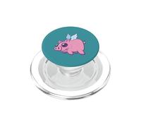 Derpy Kawaii Flying Piggy Cutie PopSockets PopGrip para MagSafe