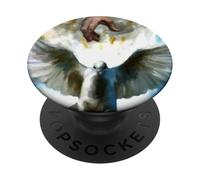 Derramando el Espíritu Santo Paloma de la Paz Nuevo Vino PopSockets PopGrip Adhesivo