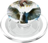 Derramando el Espíritu Santo Paloma de la Paz Nuevo Vino PopSockets PopGrip para MagSafe