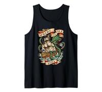 Derramando el té Desde 1773 Diseño de Tatuaje de Pulpo Camiseta sin Mangas